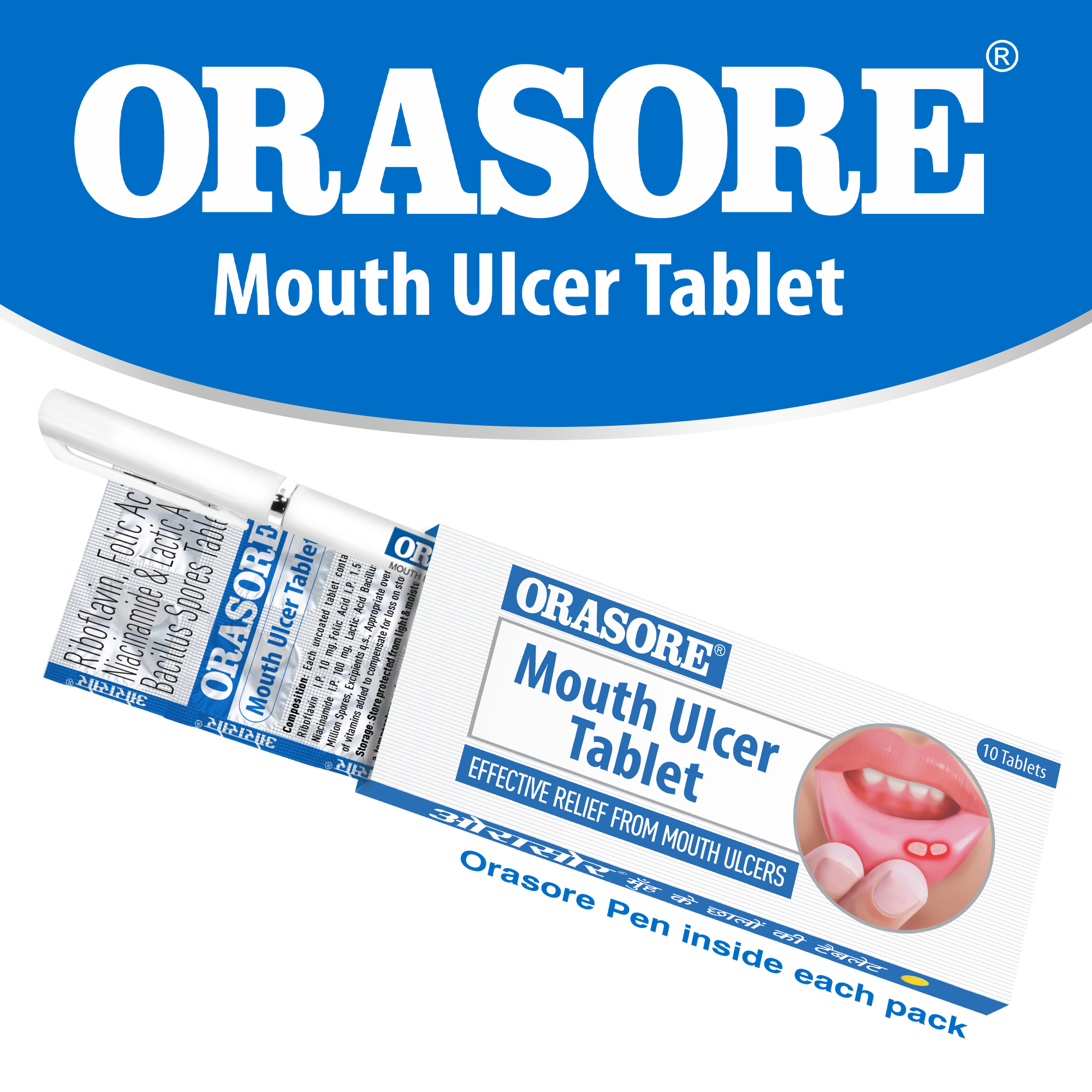 Orasore Mouth Ulcer Tablet